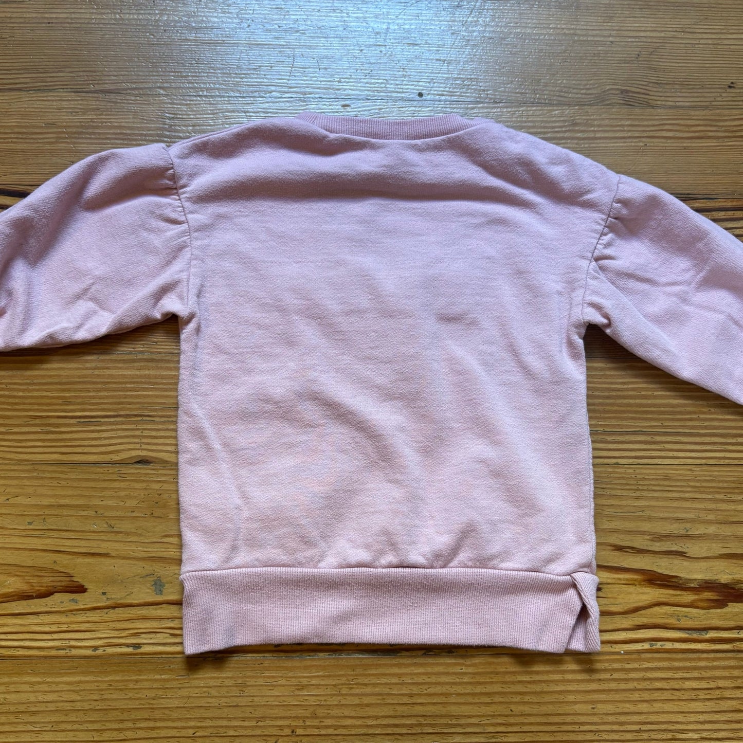 PL Baby pink Babe long puff sleeve toddler sweatshirt SIZE 24M