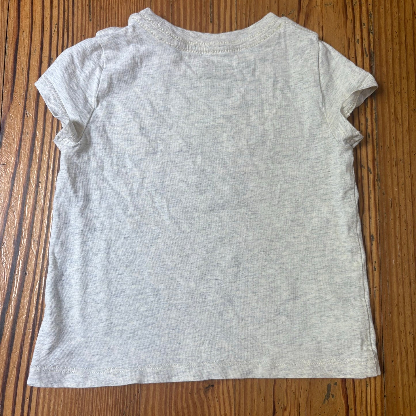 Polo Ralph Lauren gray cotton POLO floral short sleeve toddler shirt SIZE 2T