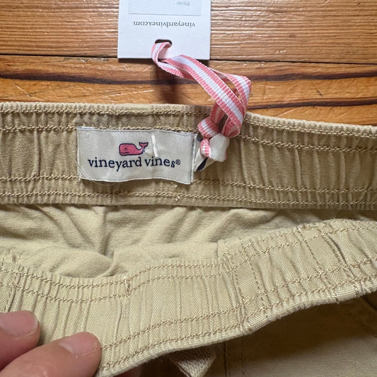 NWT Vineyard Vines beige elastic waistband girls skirt SIZE 5