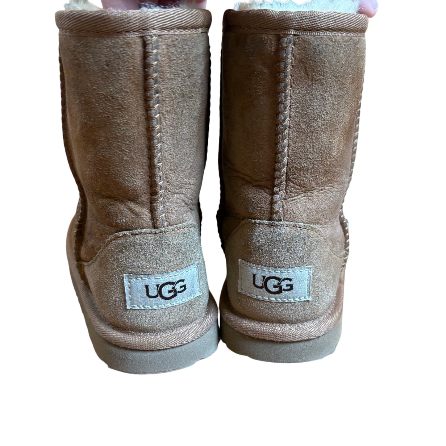 UGG Australia light brown suede classic winter toddler boots SIZE 12