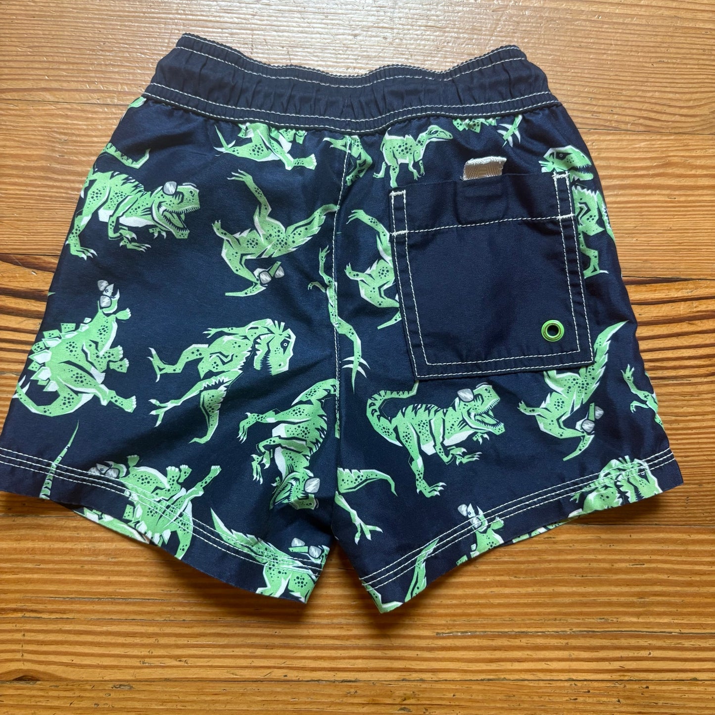 Gymboree navy blue dinosaur boys swim shorts SIZE 18-24M