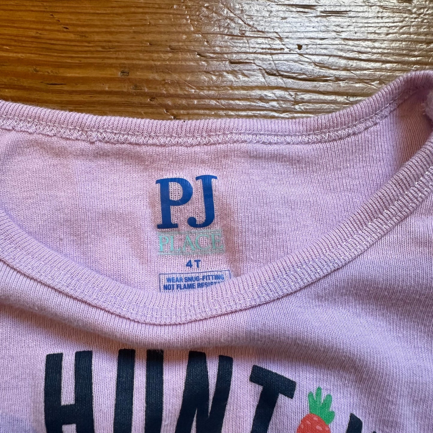 The Children's Place pink long sleeve spring Egg Hunting shirt SIZE 4T