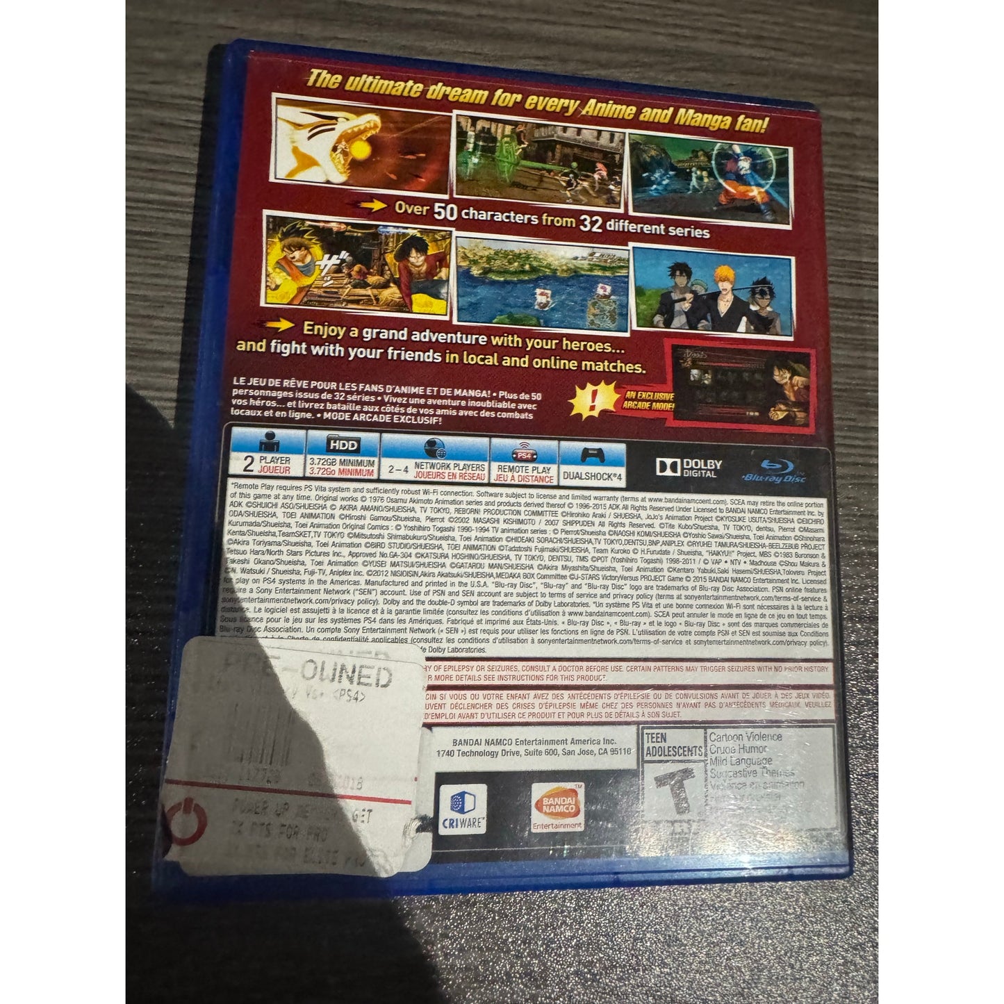 J-Stars Victory Vs+ (Sony PlayStation 4, 2015)