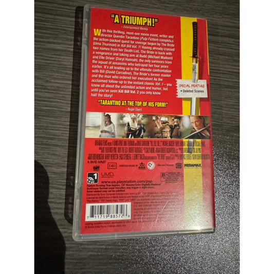 Kill Bill Volume 2 UMD Video For PSP Playstation