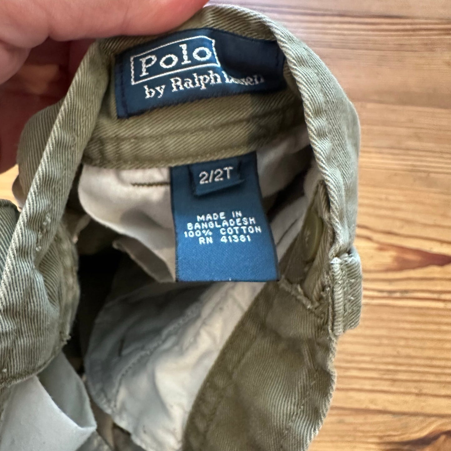 Polo Ralph Lauren olive green cargo pants SIZE 2