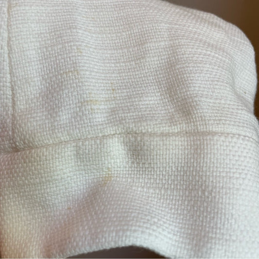 MaxMARA white hidden button blazer SIZE 4