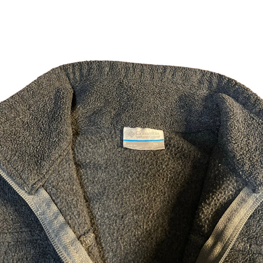 Columbia dark gray full zip boys fleece sweater SIZE XS