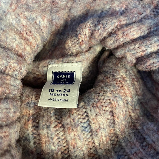 Janie and Jack light purple knit turtleneck sweater dress SIZE 18-24M