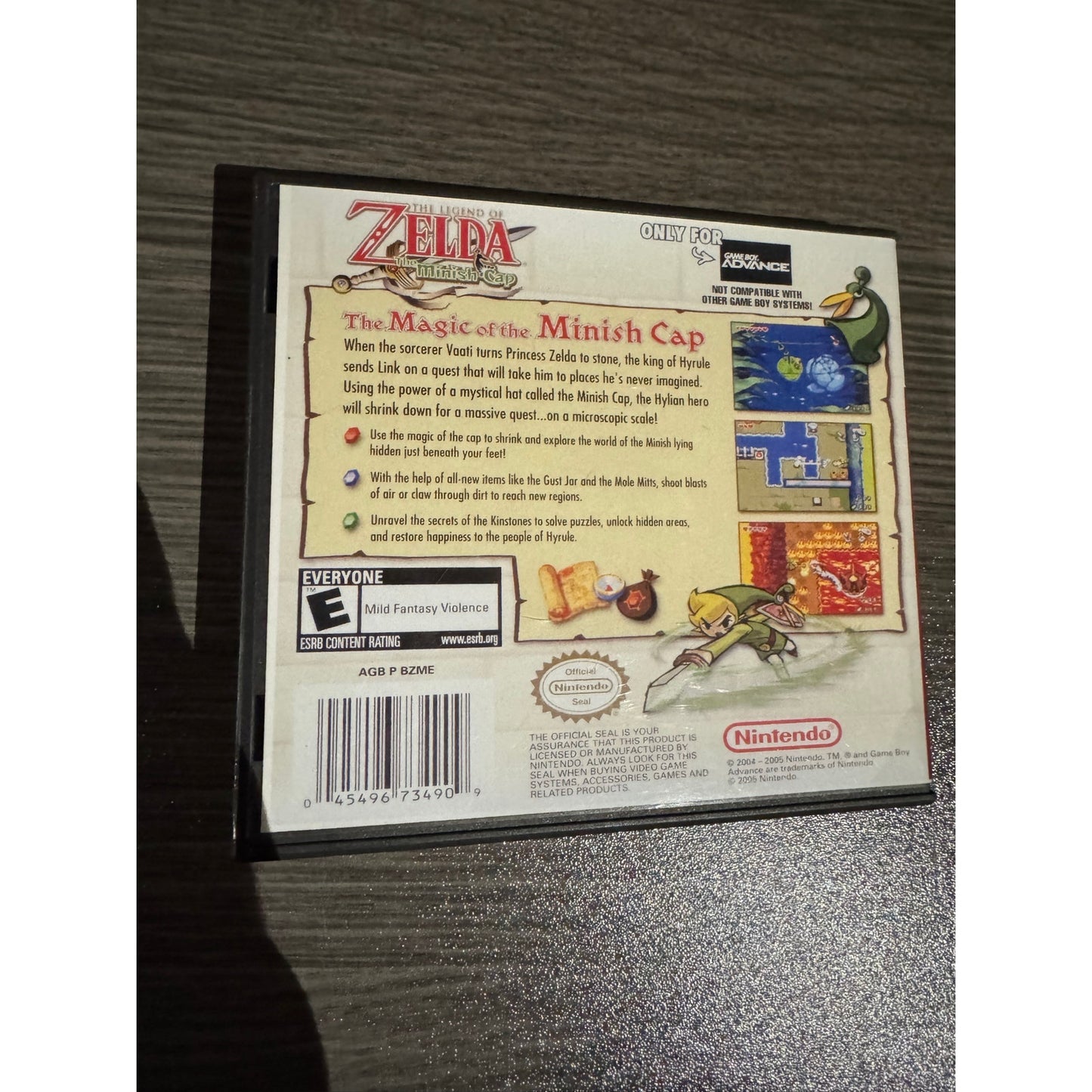 The Legend of Zelda: The Minish Cap (Nintendo GameBoy Advance)