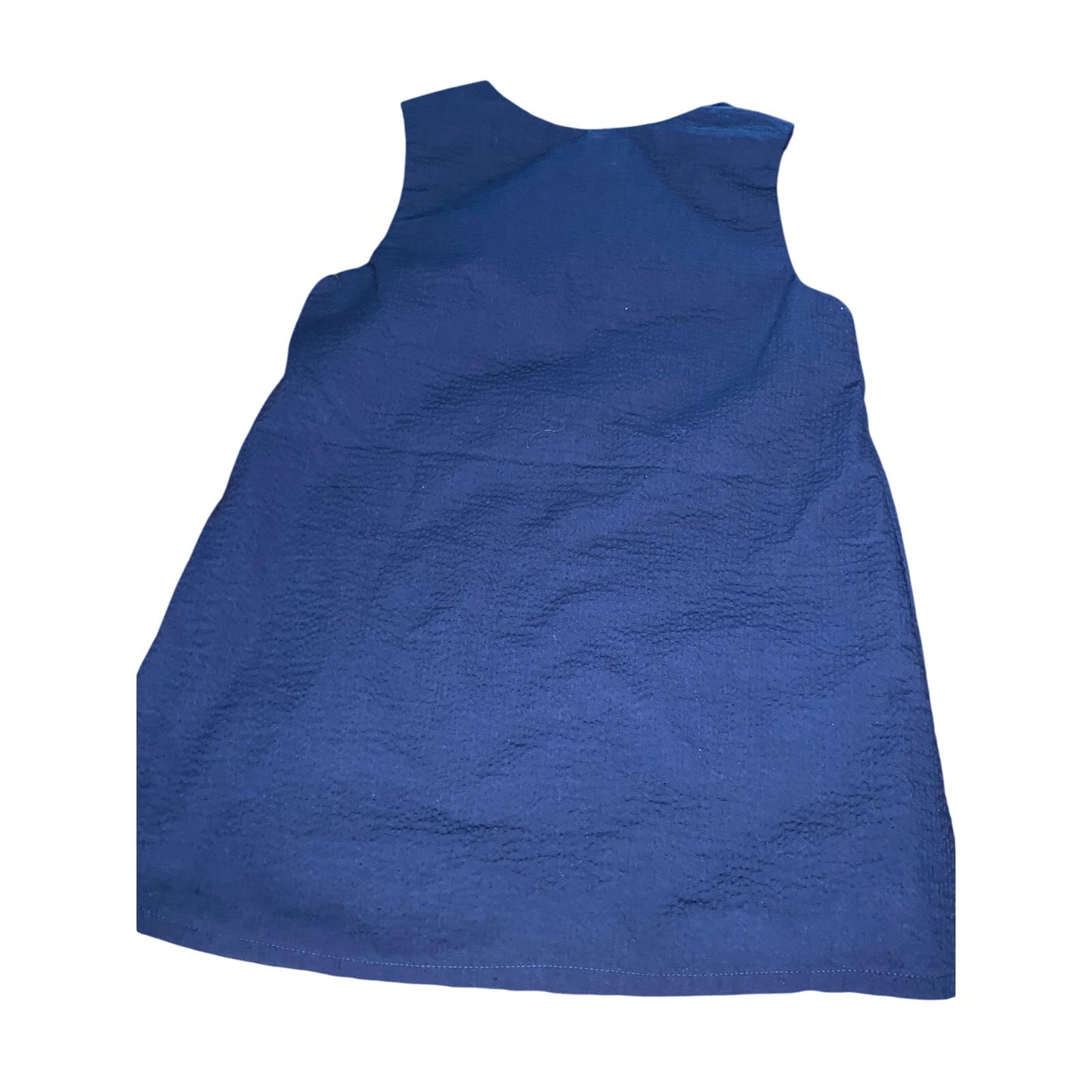 Emily Lacey dark blue pink floral pocket tank dress SIZE 6