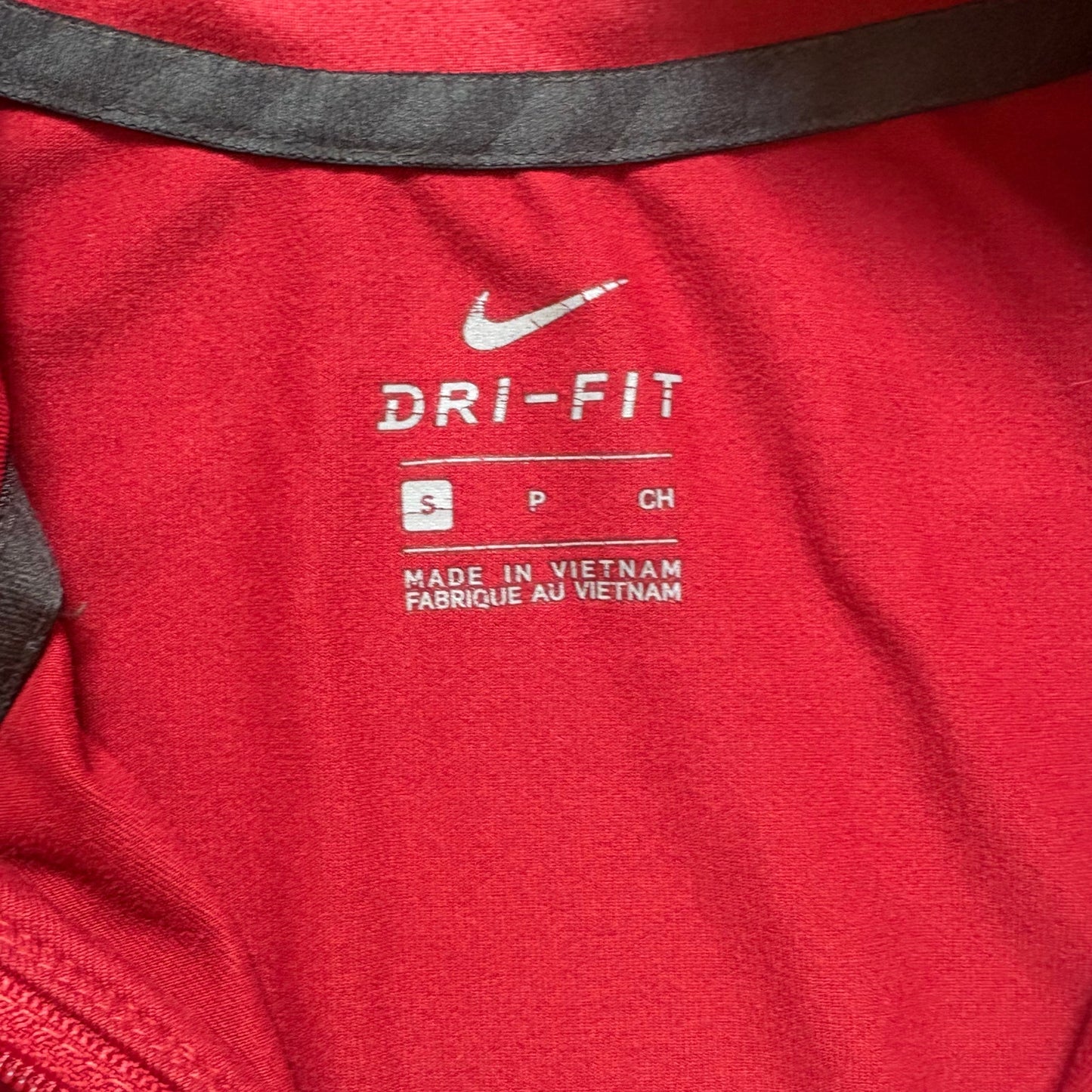 Nike Dri Fit Alabama Crimson Tide long sleeve quarter zip womens shirt SIZE S