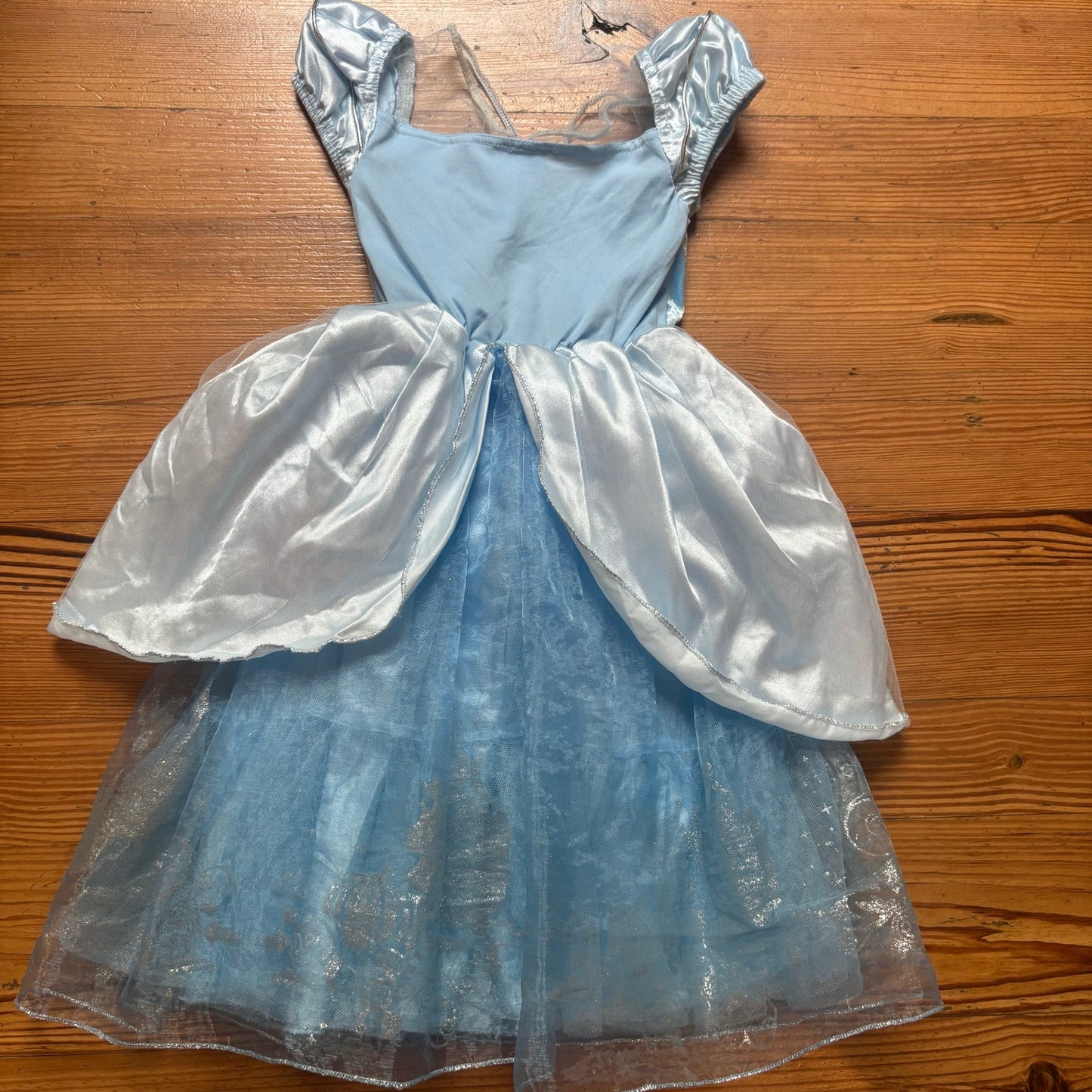 Disney Store blue Cinderella princess toddler gown dress SIZE 2-3