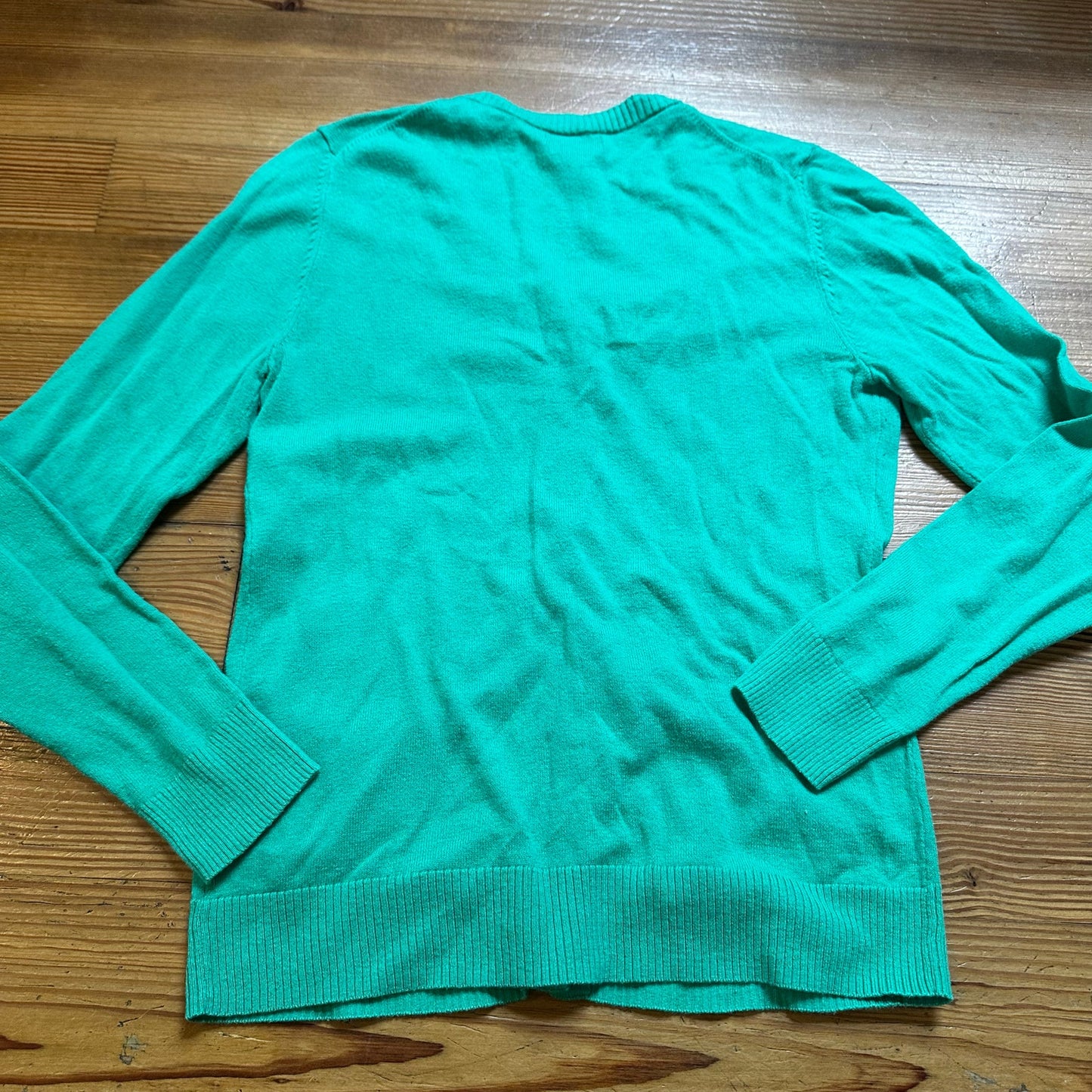 Gap green button long sleeve cardigan SIZE M