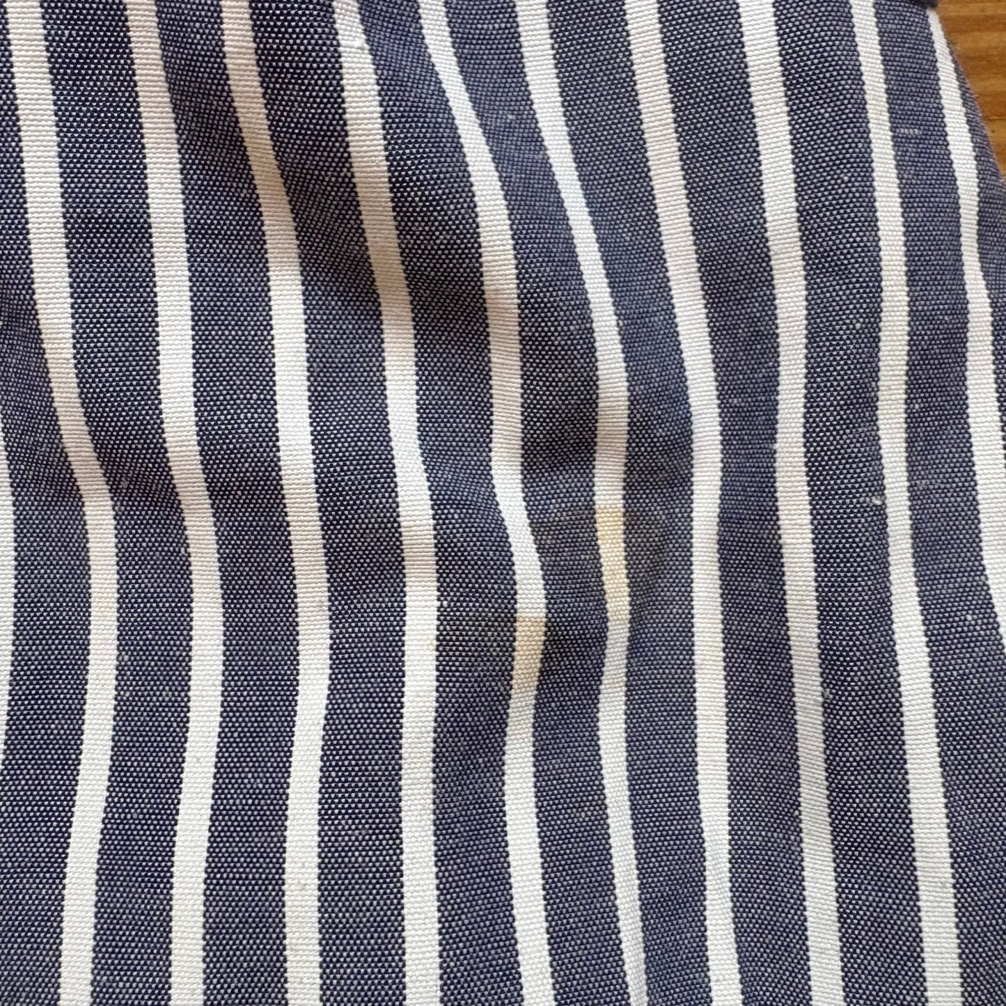 Rare Editions blue white striped embroidered floral tank girls dress SIZE 7