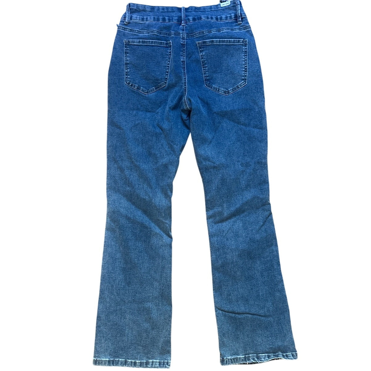 Almost Famous medium wash denim silver sequin boot cut jeans SIZE 11