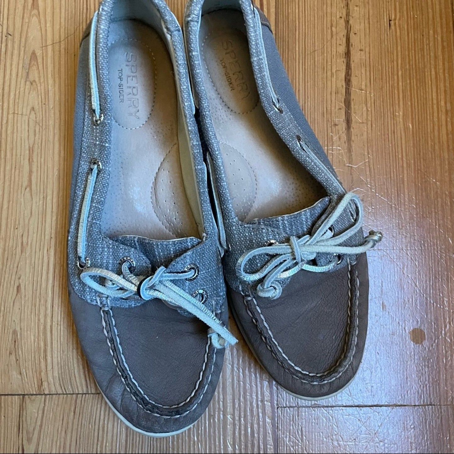 Sperry Top Slider brown gray boat show SIZE 7.5M