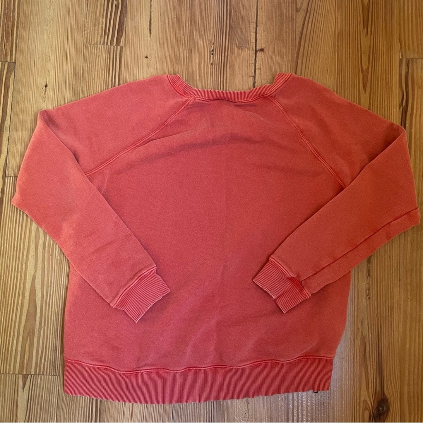 Melrose and Market red crew neck zipper sweater SIZE L