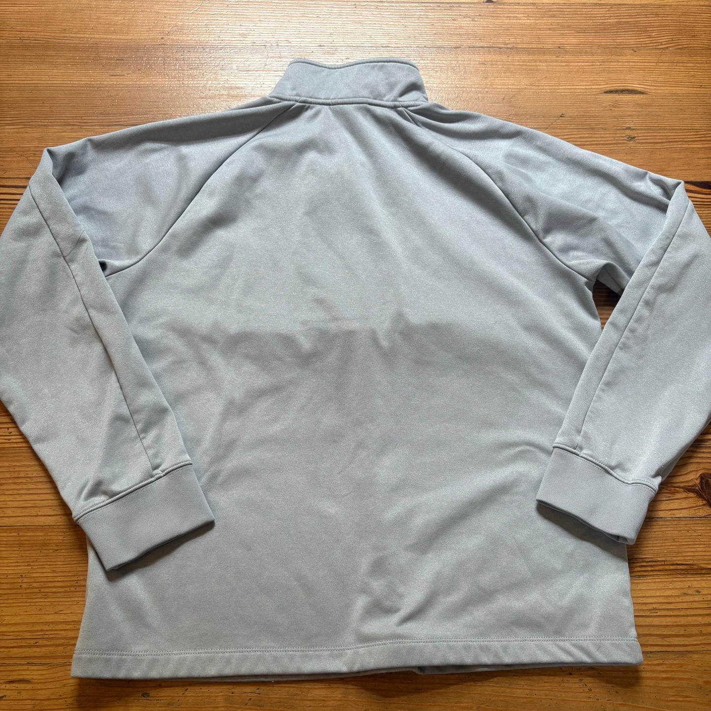 The North Face gray quarter zip henley pullover mens sweater SIZE L