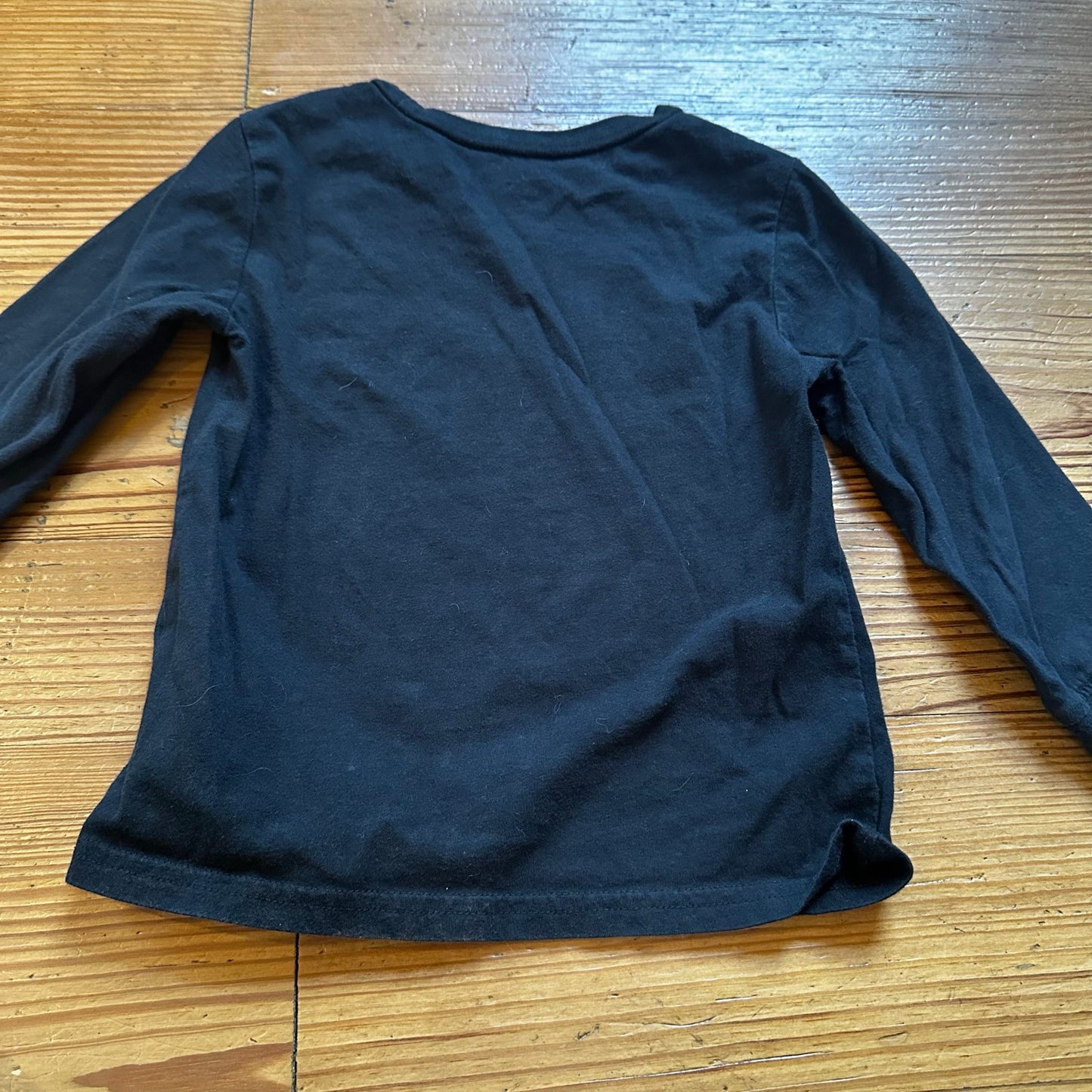 Ralph Lauren black cotton long sleeve emblem shirt SIZE 24M