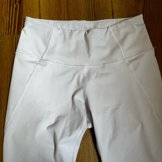 Apana light purple cropped criss cross calk leggings SIZE M