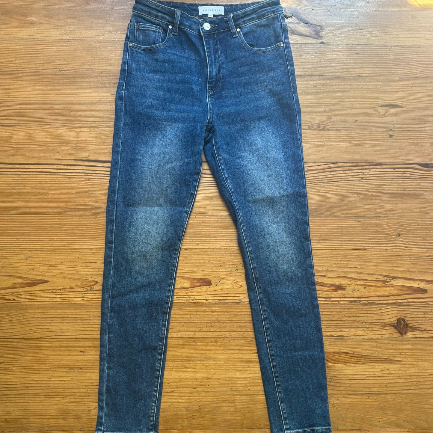 Risen dark wash high rise ankle slim womens jeans SIZE 28