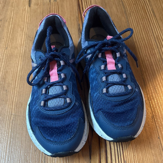 Ryka Taiga Trail blue pink accent womens hiking sneakers SIZE 8.5