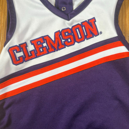 Rivalry Threads Clemson Tigers purple white cheer tank SIZE 4