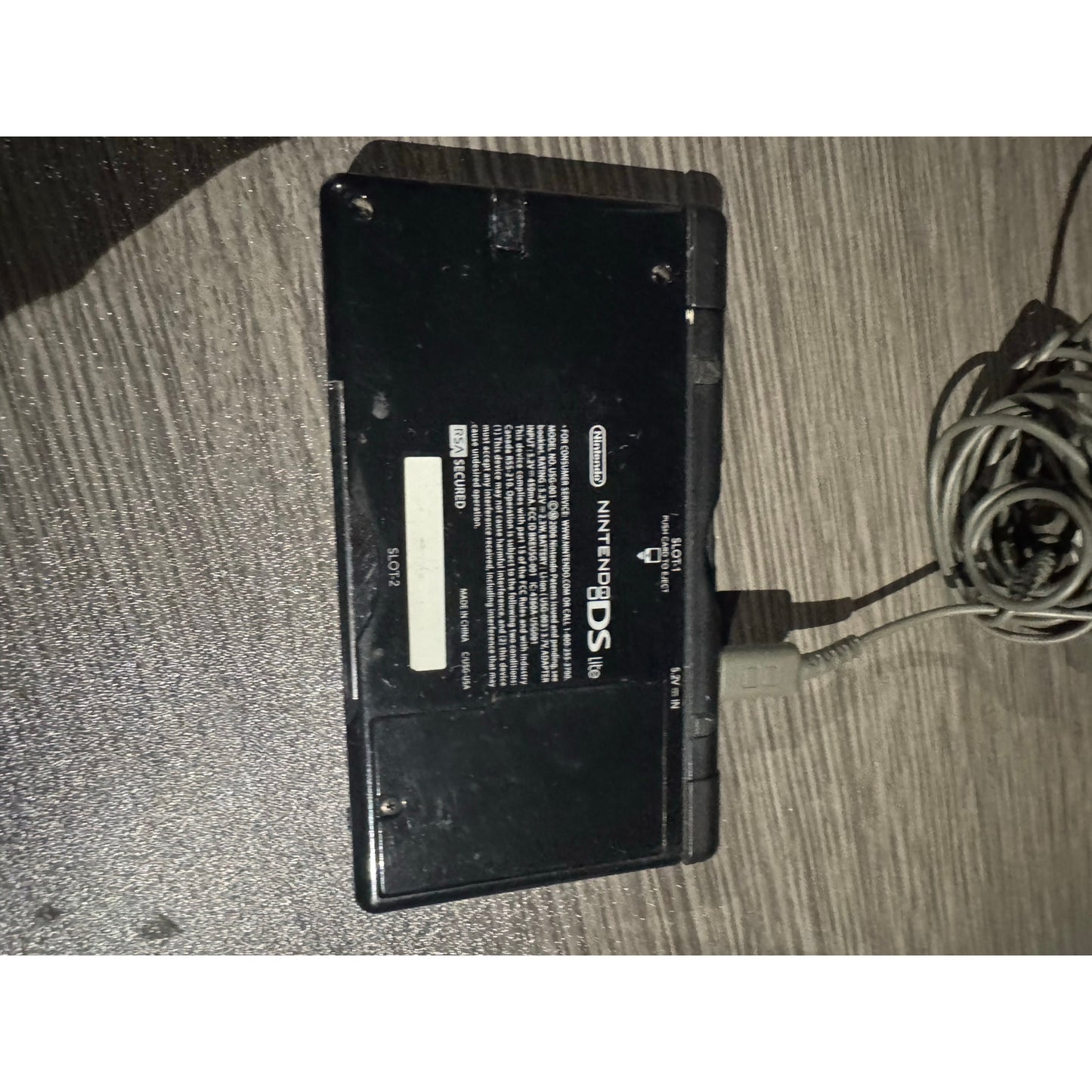 Nintendo DS Lite With Charger Black
