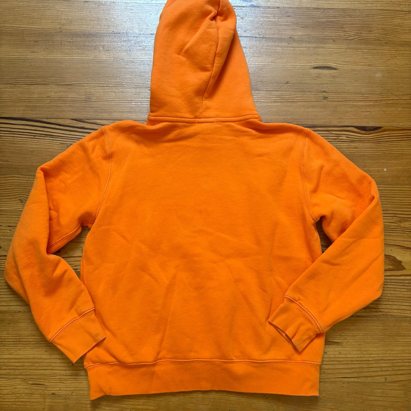 Polo Ralph Lauren orange green pony pullover hoodie sweatshirt SIZE XL