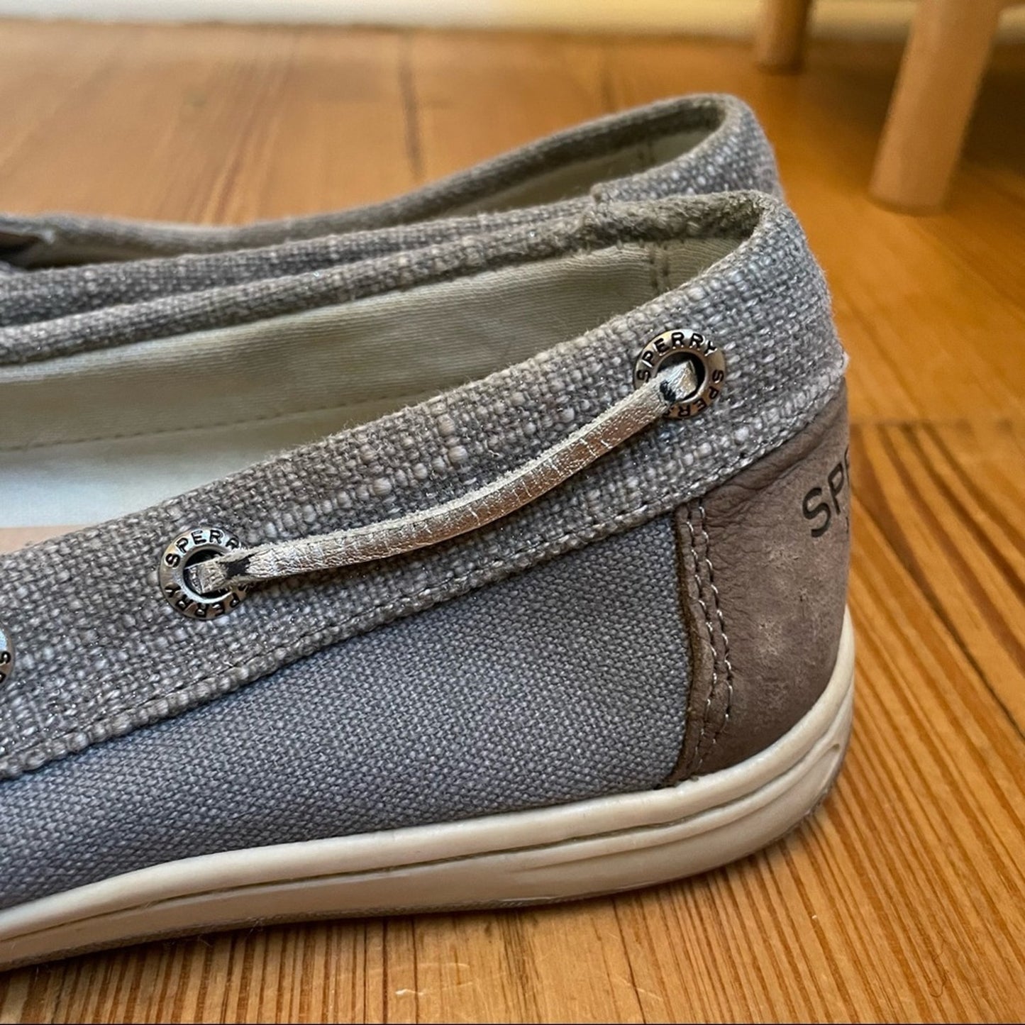 Sperry Top Slider brown gray boat show SIZE 7.5M