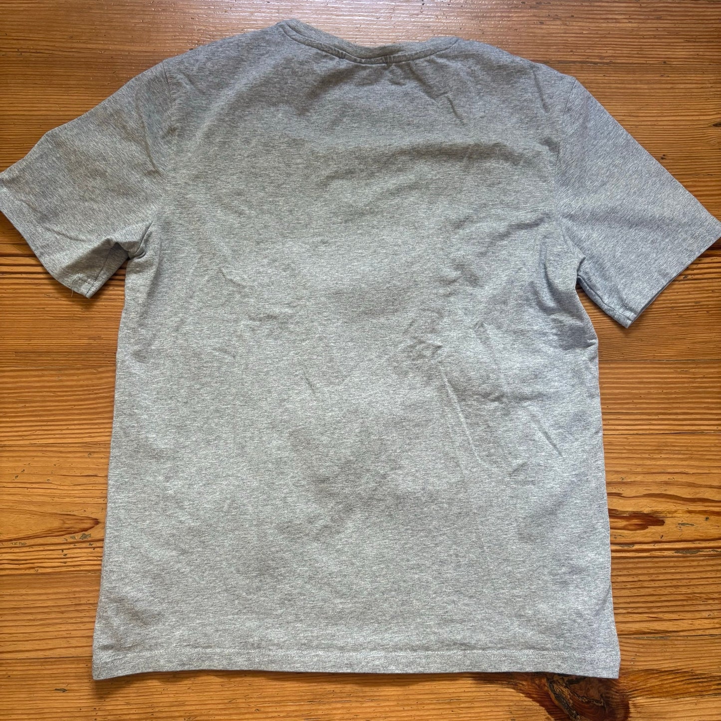 Looney Tunes Marvin Martian textured patch gray short sleeve shirt SIZE M