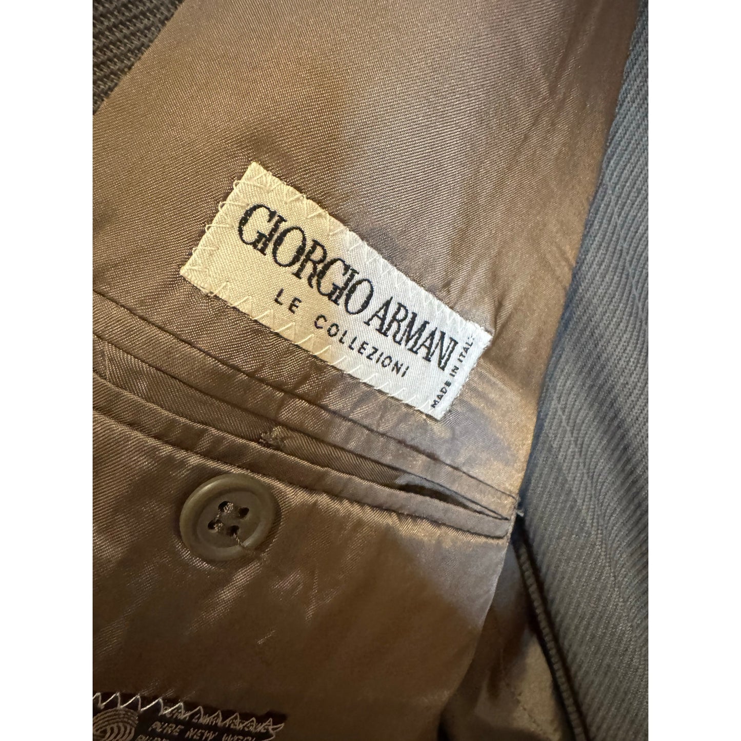 Giorgio Armani Collezioni Men’s Blazer Brown