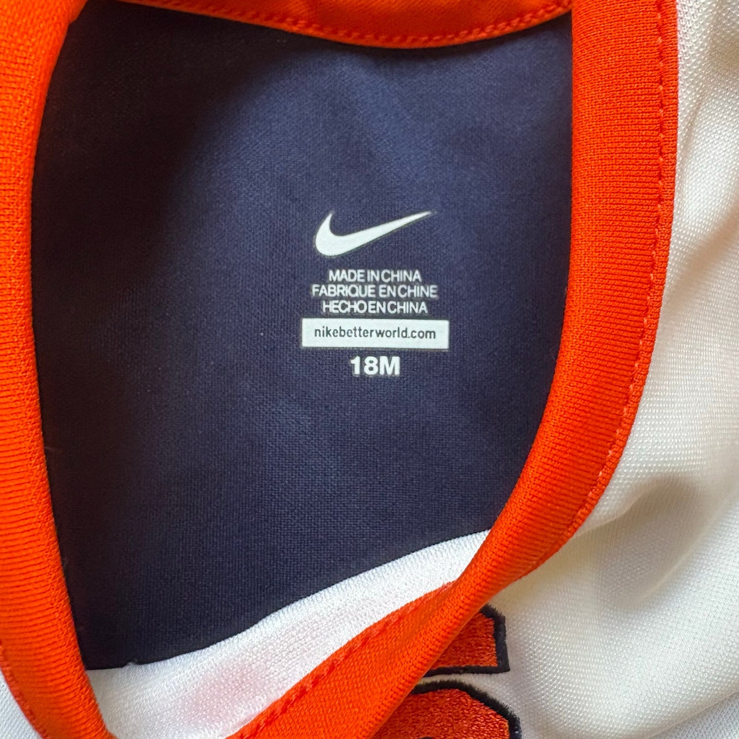 Nike Syracuse Orange navy cheer tank uniform baby dress SIZE 18M