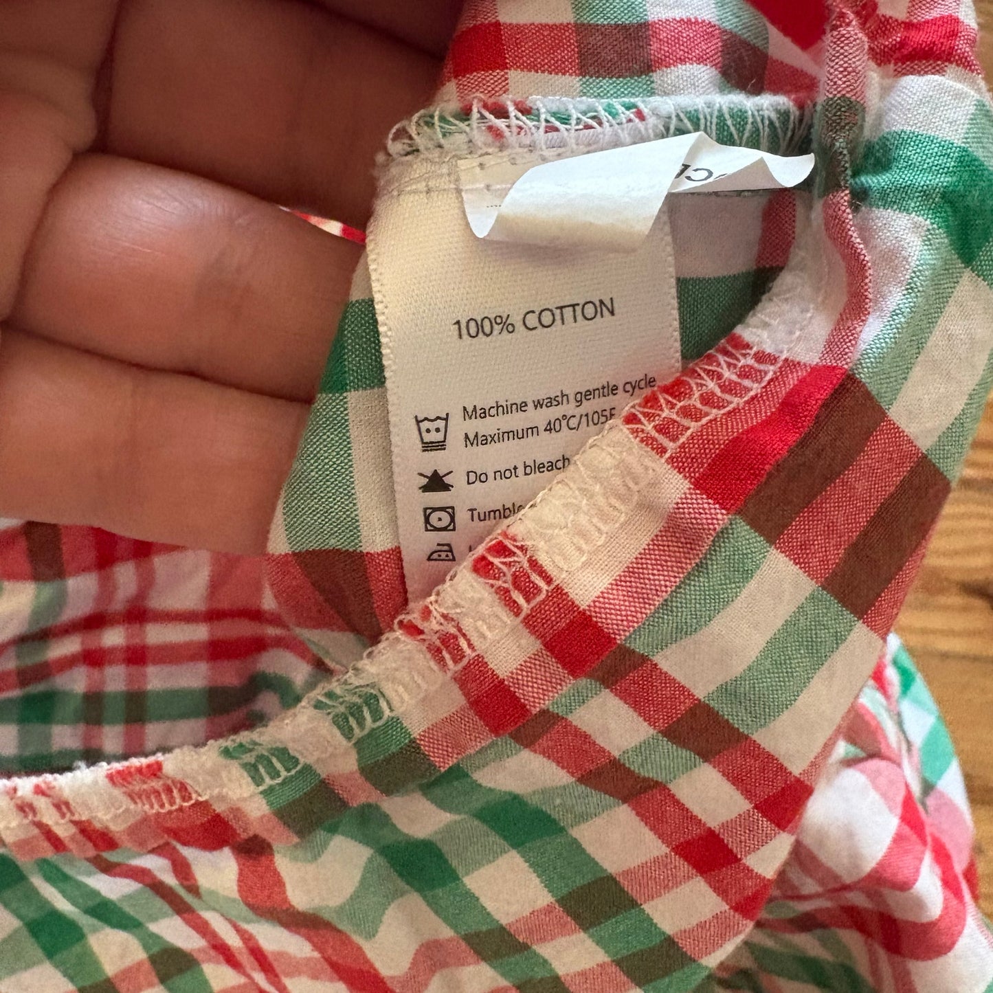 Cecil and Lou red green holiday button up long sleeve toddler shirt SIZE 18M