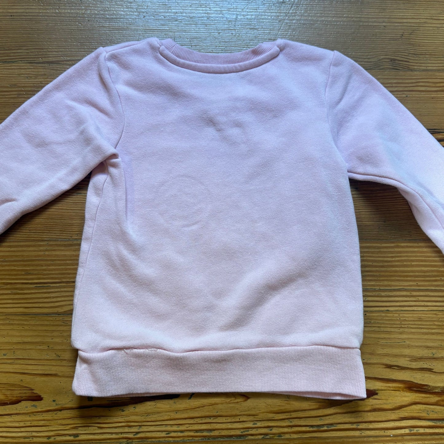 Disney Princess light pink princess graphic long sleeve crew sweatshirt SIZE 3T