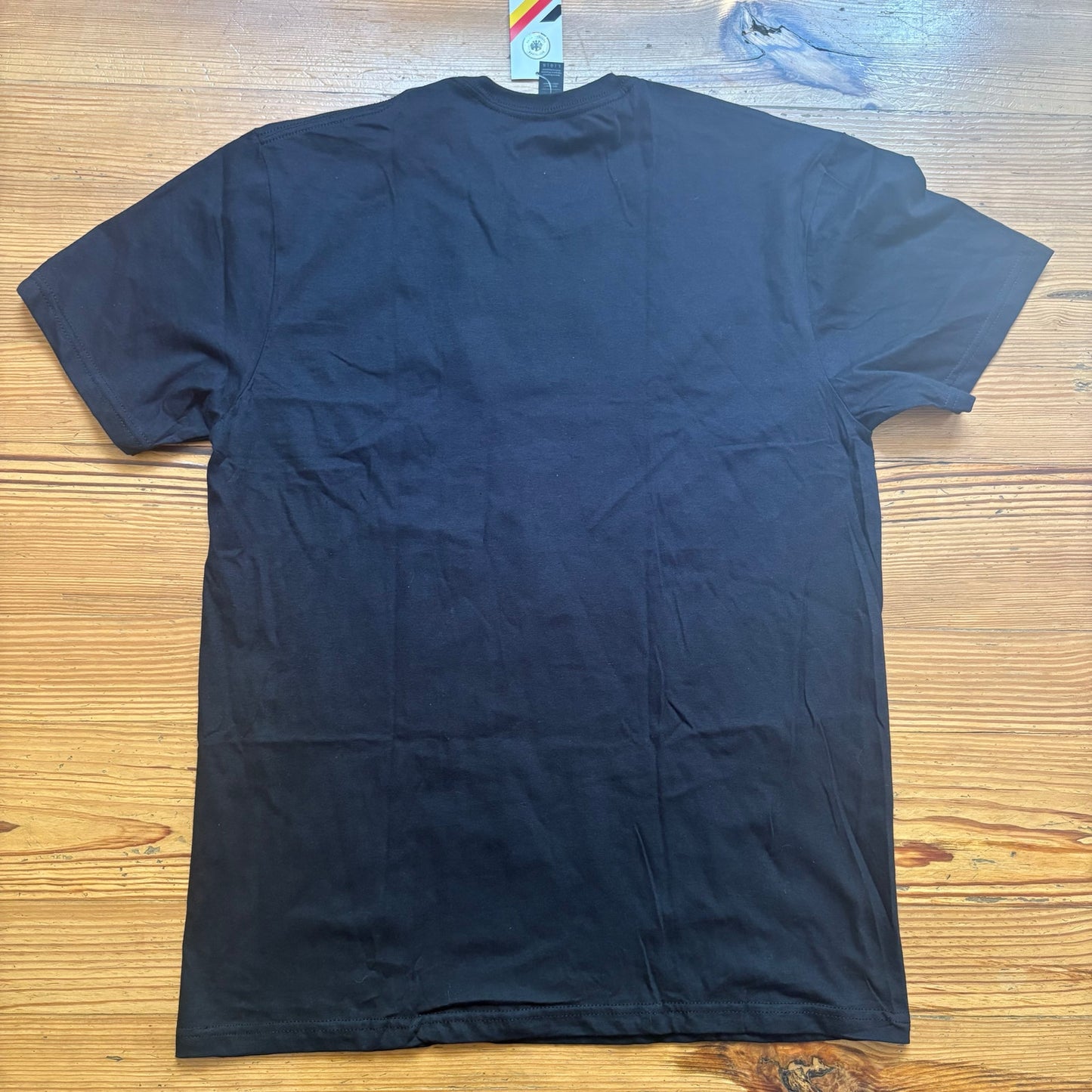 DFB black Germany National Team ripple graphic short sleeve mens shirt SIZE L