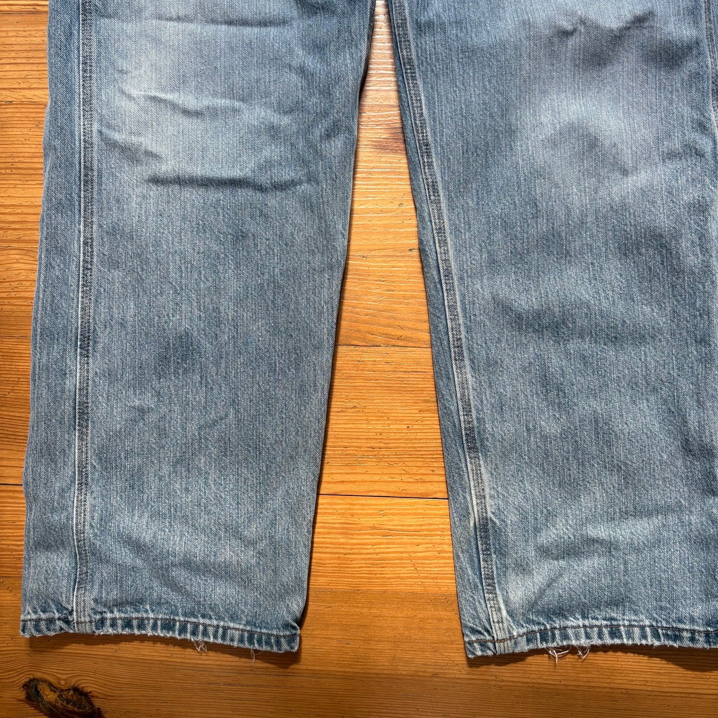 Carhartt light wash mens cargo jeans 36x34