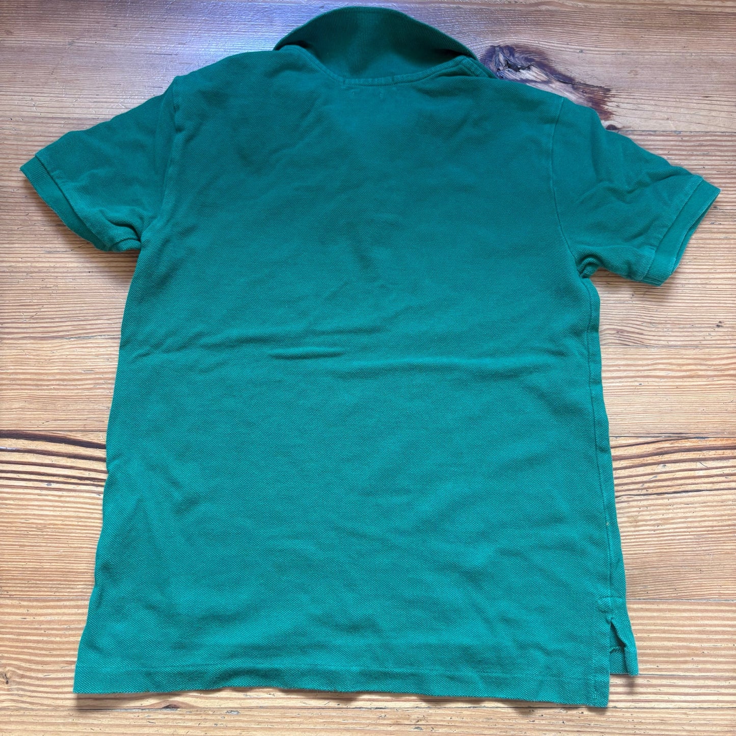 Polo Ralph Lauren green short sleeve classic fit polo boys shirt SIZE M