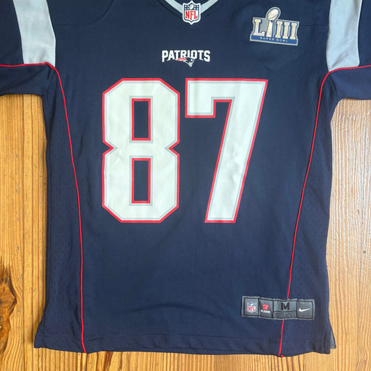 Nike NFL New England Patriots Gronkowski 87 youth jersey SIZE M