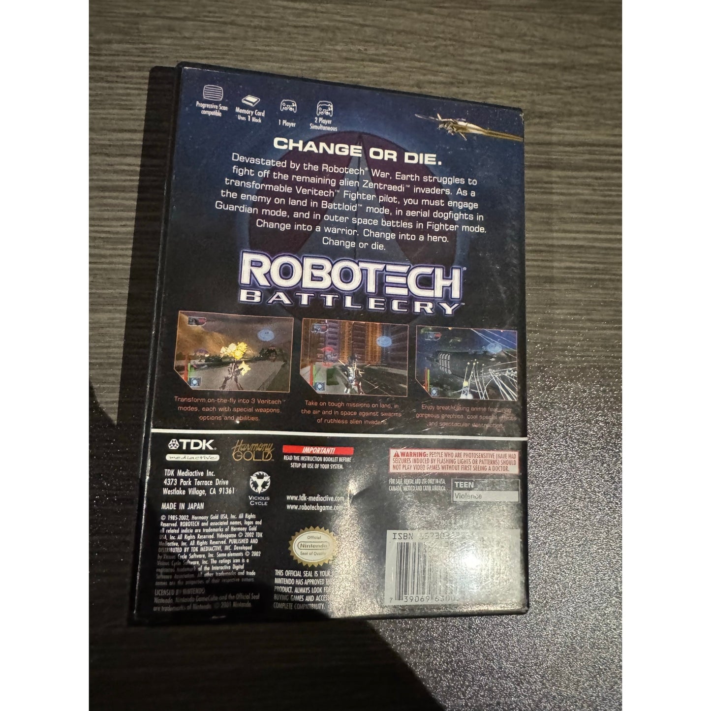 Robotech: Battlecry (Nintendo GameCube, 2002)