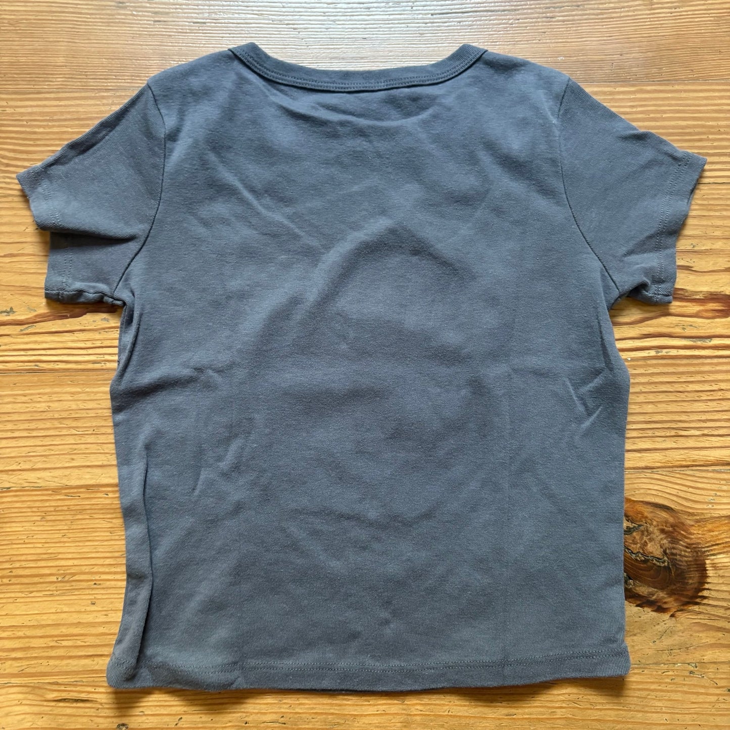 Strawberry Shortcake dark gray graphic short sleeve baby shirt SIZE S