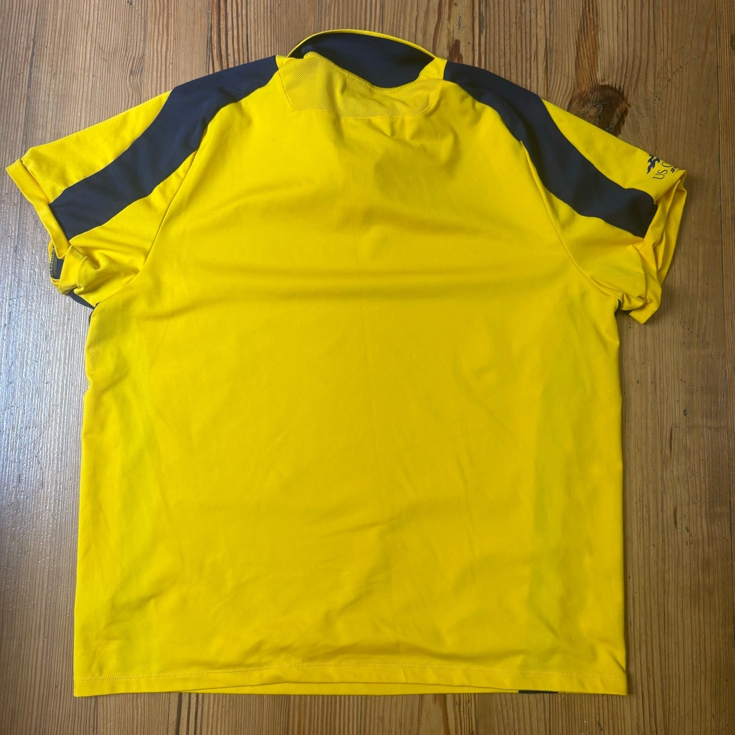 Polo Ralph Lauren US Open 07 yellow performance short sleeve polo shirt SIZE XXL