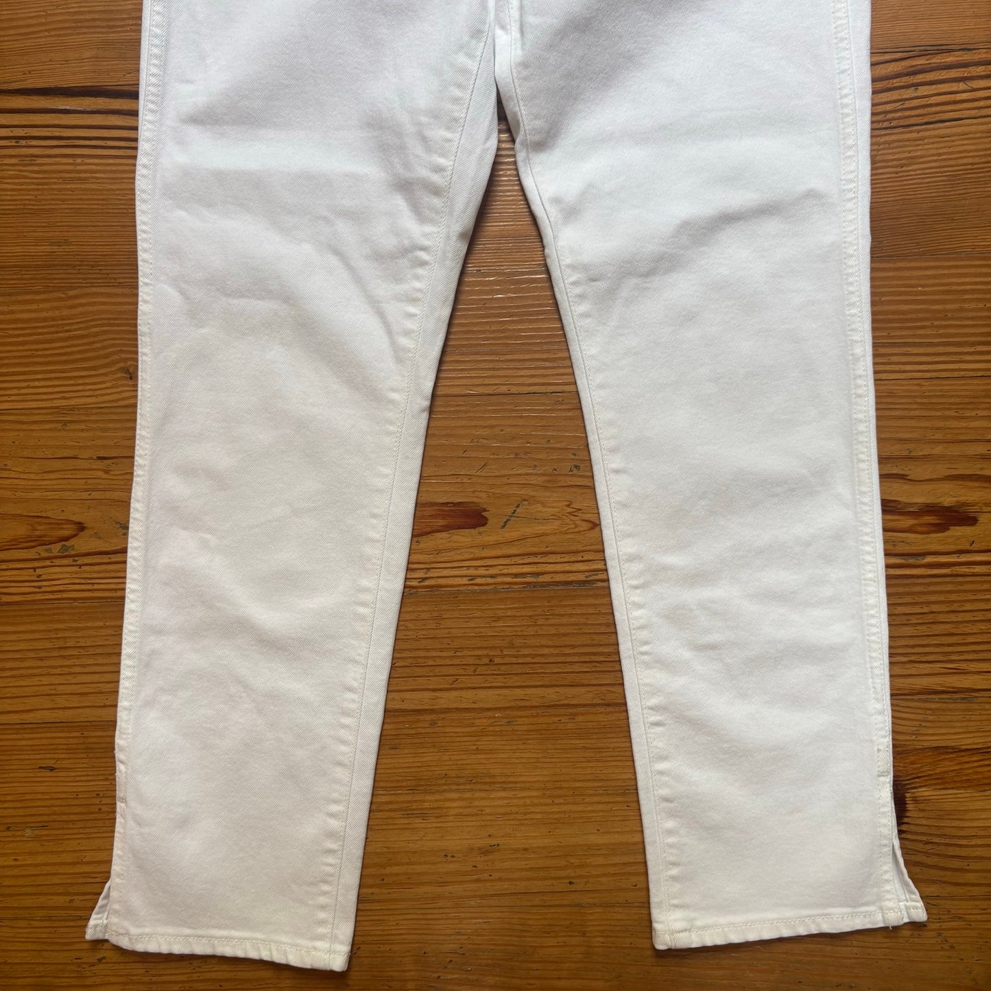 Gap white vintage slim high rise cotton jeans SIZE 6