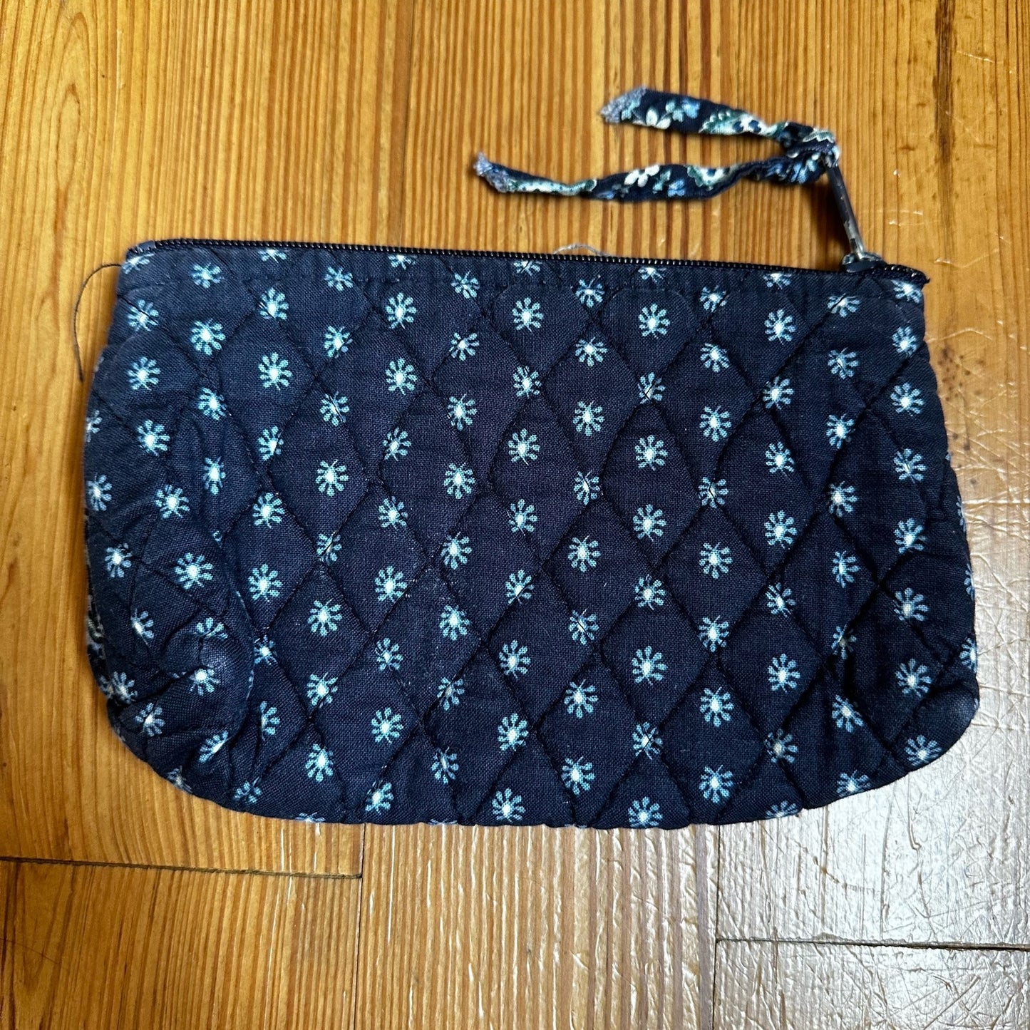 Vera Bradley blue paisley vintage pouch