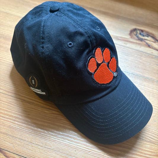 Nike Clemson University National Championship black gold adjustable baseball hat