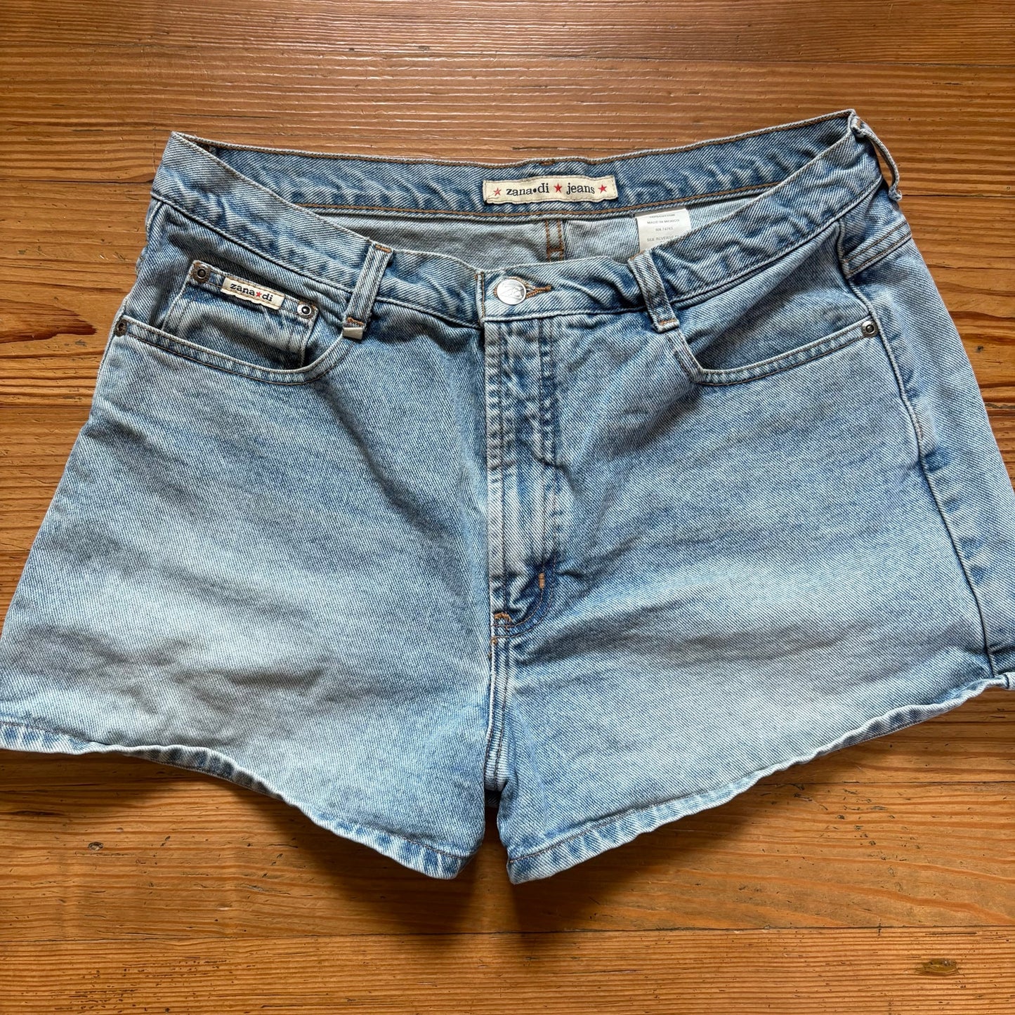 Zana Di Jeans retro y2k light wash jean shorts SIZE 12/13