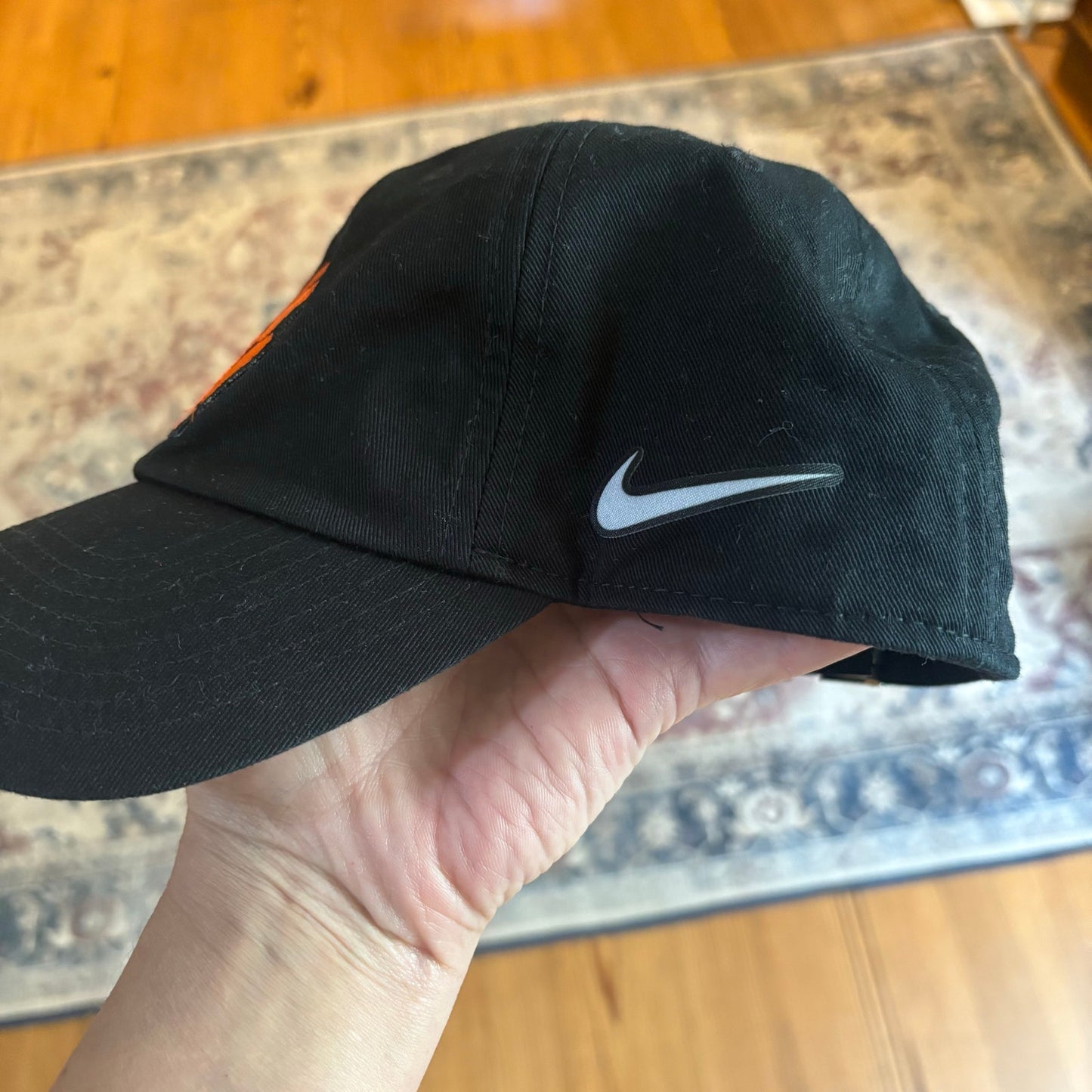 Nike Clemson University National Championship black gold adjustable baseball hat
