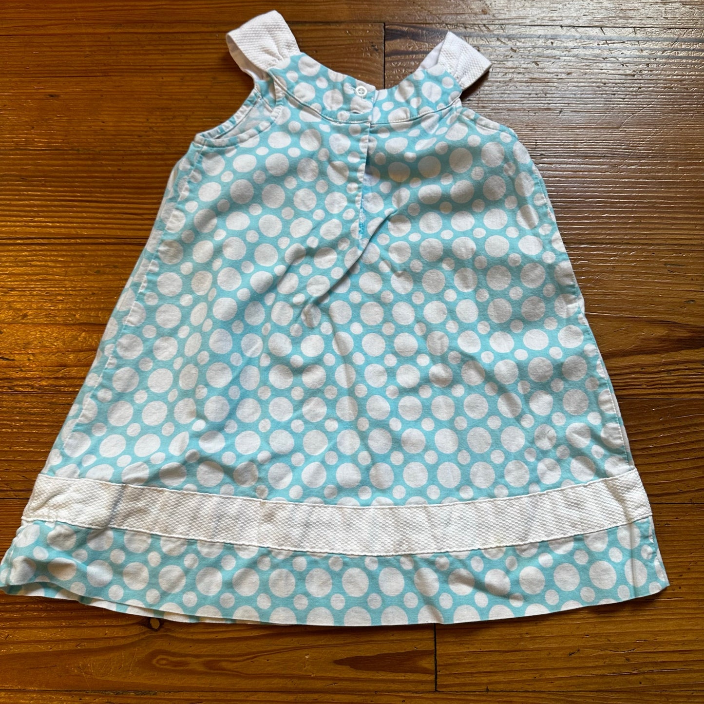 The Bailey Boys light blue white polka dot sleeveless dress SIZE 2T
