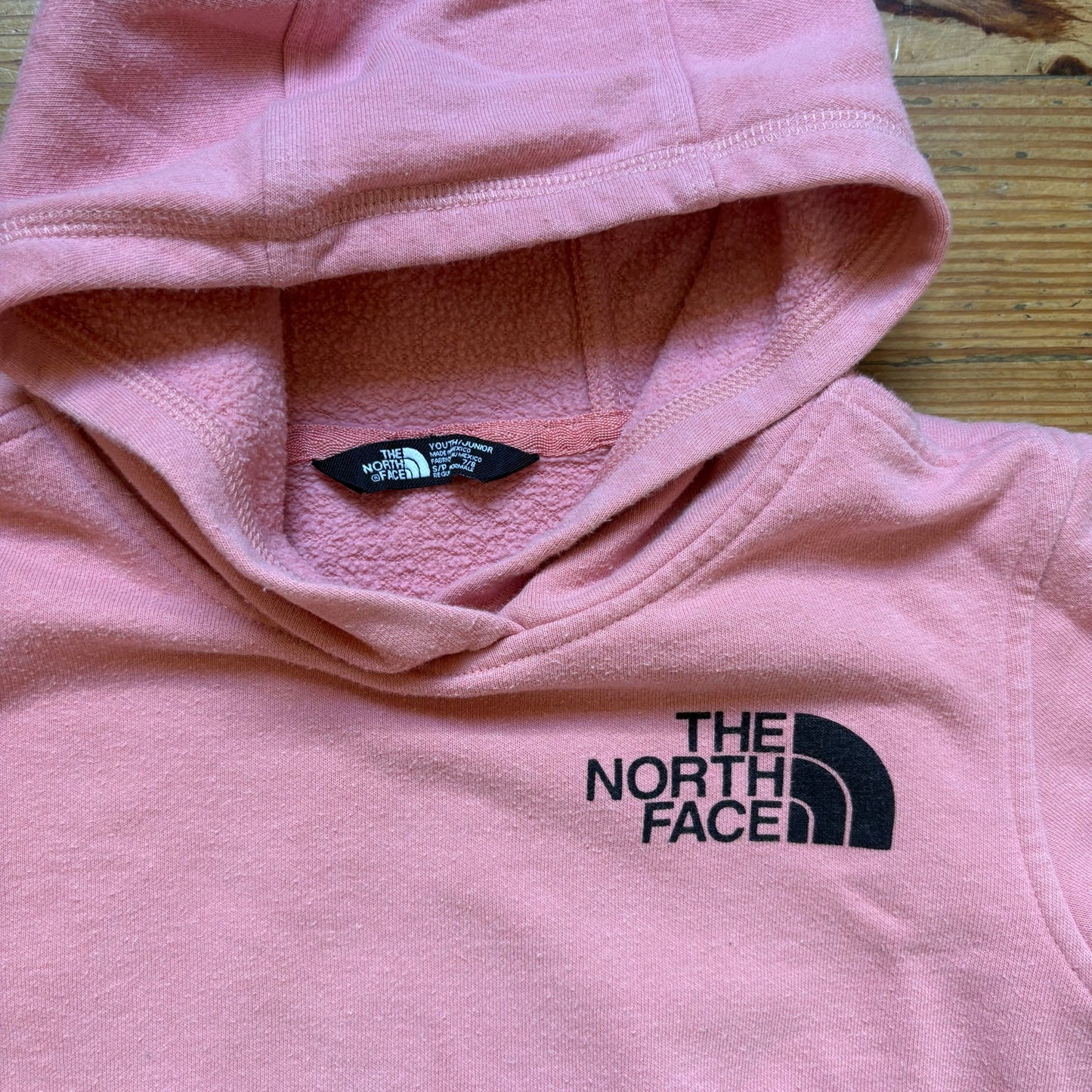 The North Face light ink hooded graphic girls sweatshirt SIZE 7