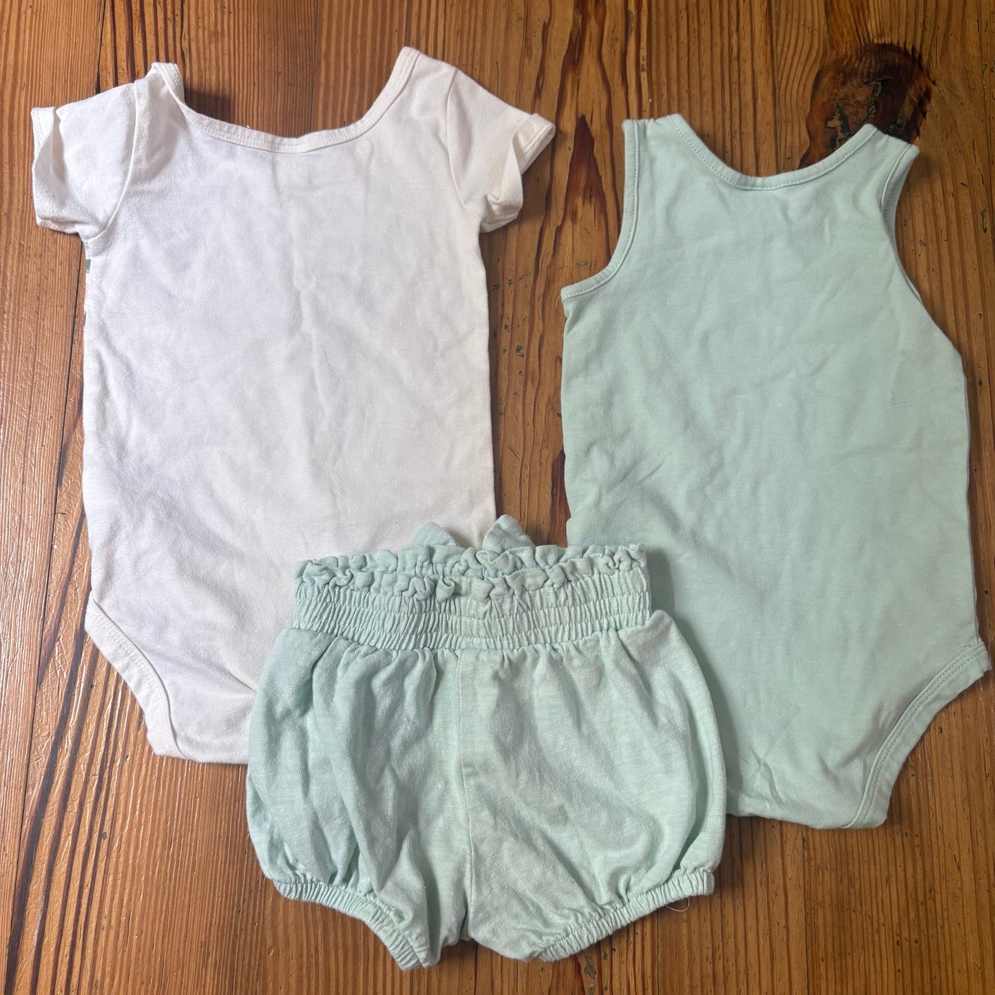 PL Baby rainbow Here Comes the Sun Babe bodysuit bloomers baby girl set SIZE 24M